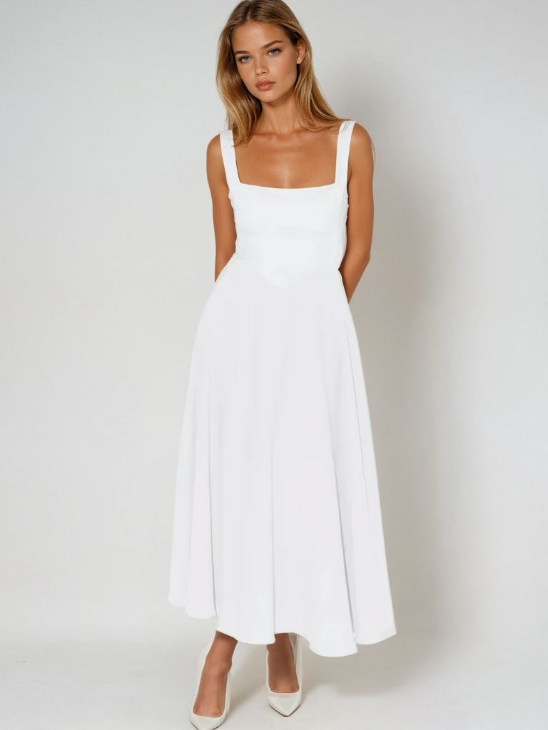 CLÉMENCE™ | Elegant Midi-Kjole