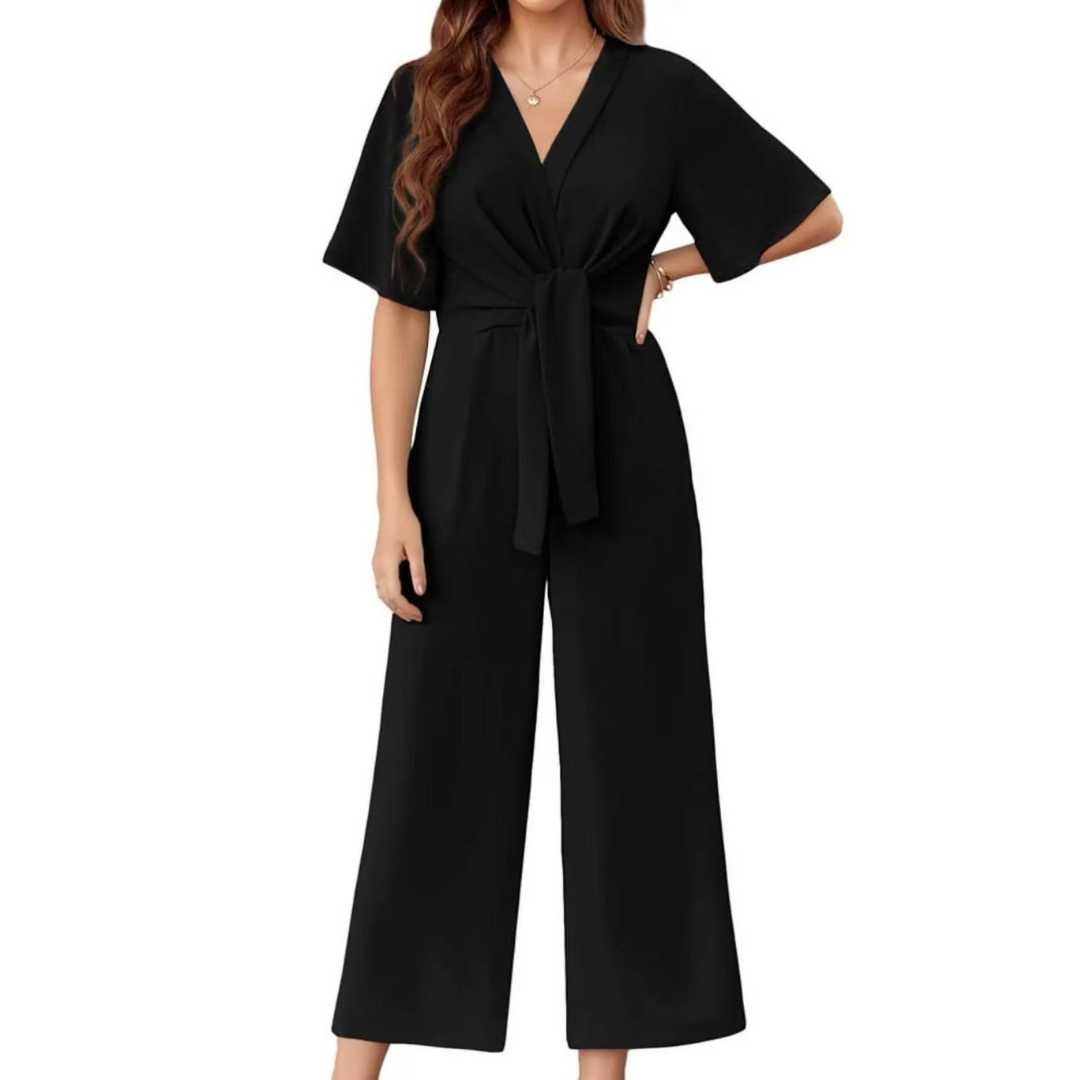 AMÉRIA™ | Elegant Sommerdragt med Sløjfedetalje
