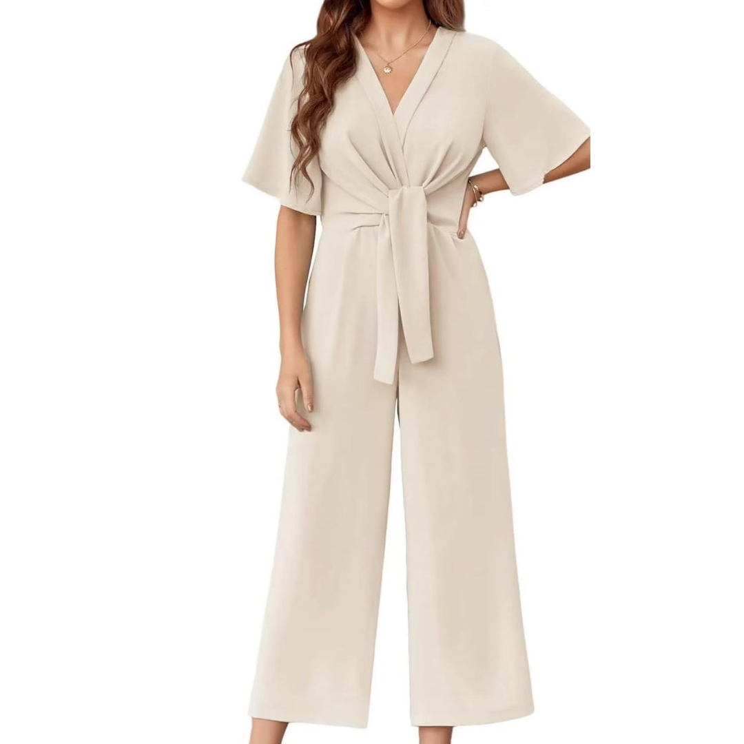 AMÉRIA™ | Elegant Sommerdragt med Sløjfedetalje
