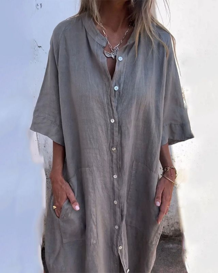 MARÉA™ | Boho skjortekjole
