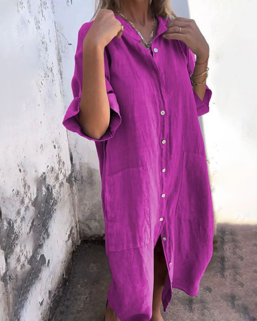 MARÉA™ | Boho skjortekjole