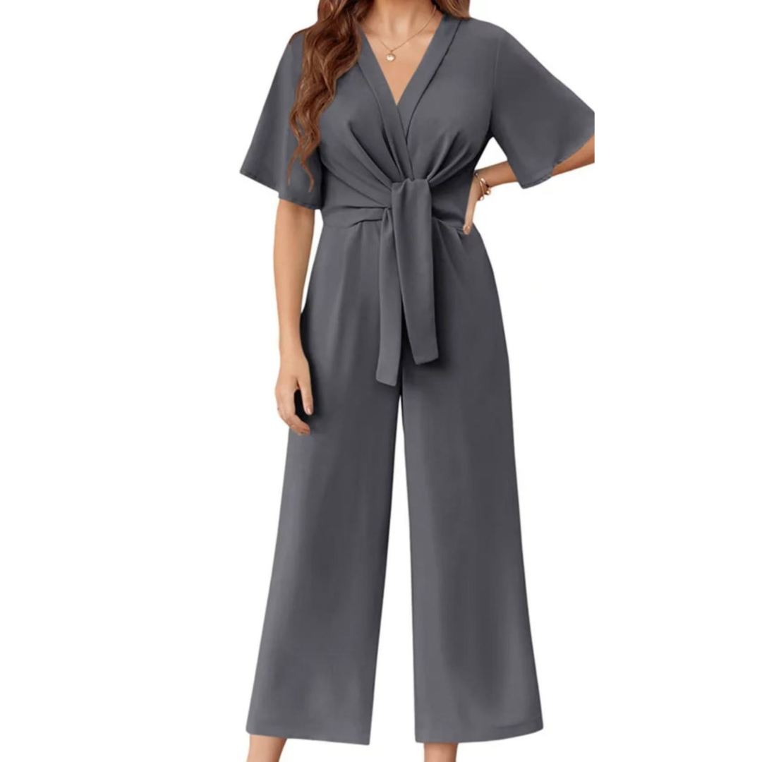 AMÉRIA™ | Elegant Sommerdragt med Sløjfedetalje