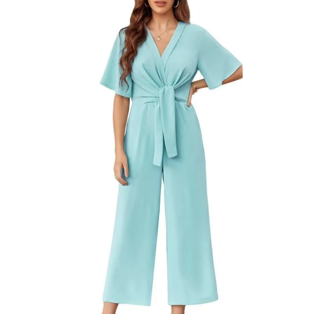 AMÉRIA™ | Elegant Sommerdragt med Sløjfedetalje