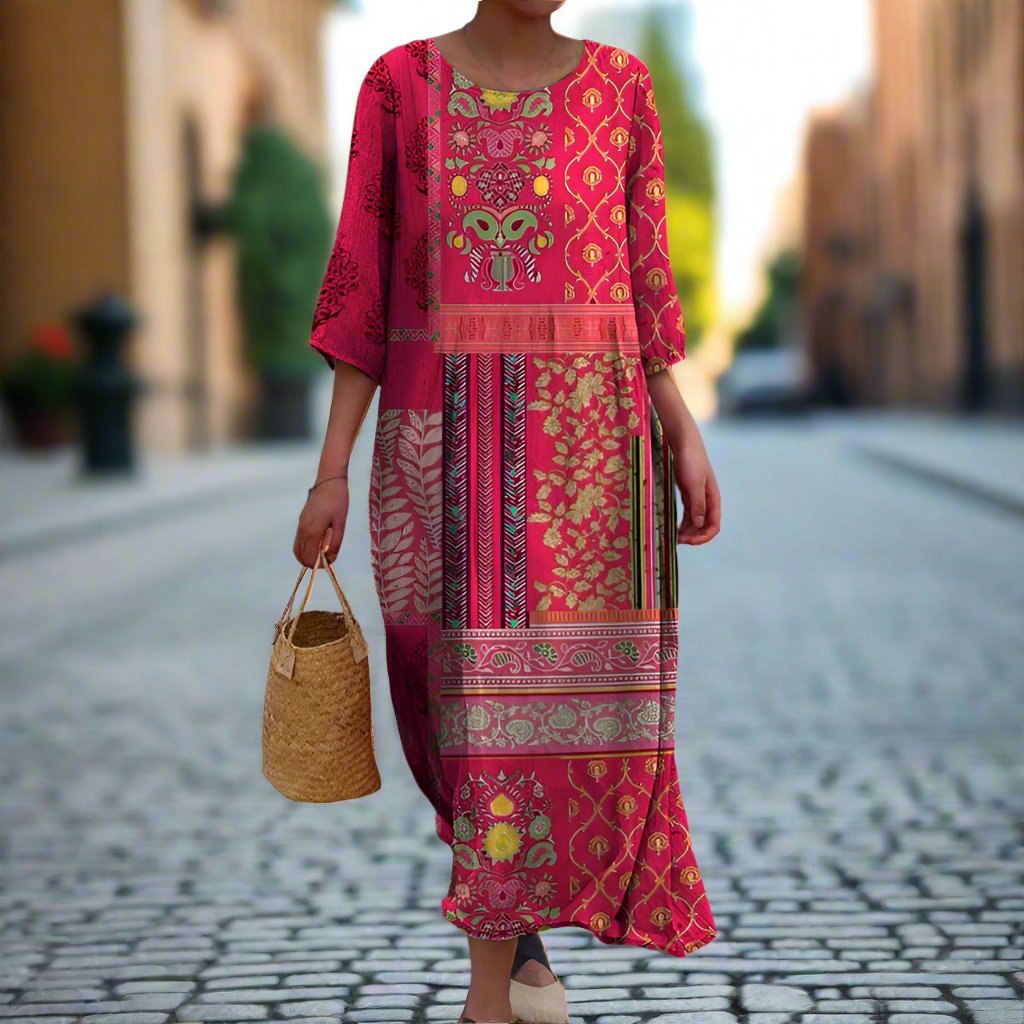 ISALÉA™ | Boho Maxikjole