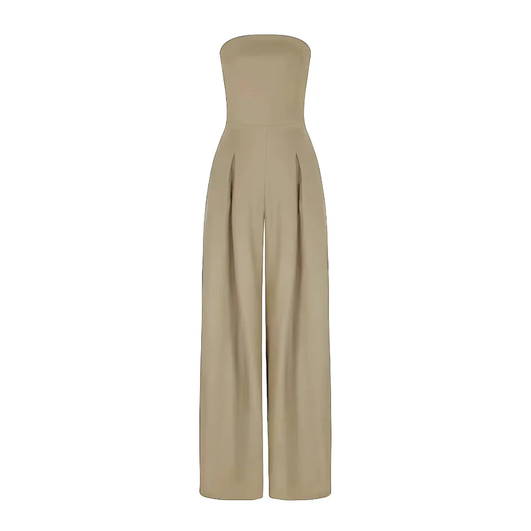 THEA | Stropløs Jumpsuit med Elegant Silhuet