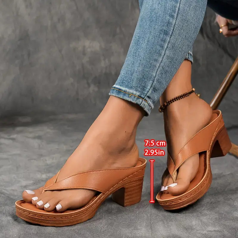 ALVÉA™ | Ortopædiske Slippers med Hæl