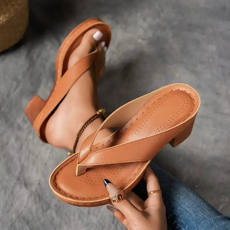ALVÉA™ | Ortopædiske Slippers med Hæl
