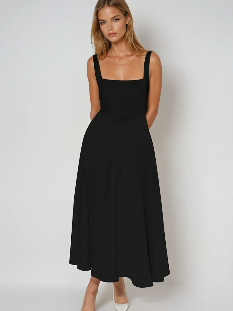 CLÉMENCE™ | Elegant Midi-Kjole