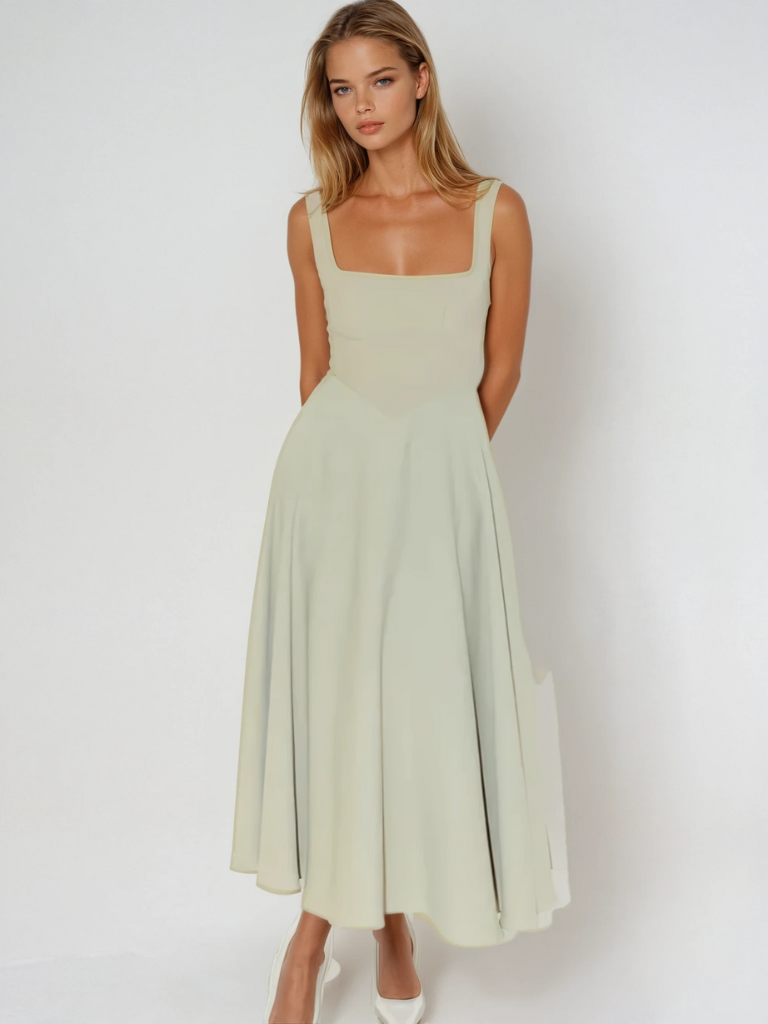 CLÉMENCE™ | Elegant Midi-Kjole