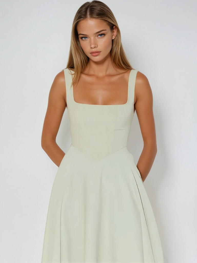 CLÉMENCE™ | Elegant Midi-Kjole
