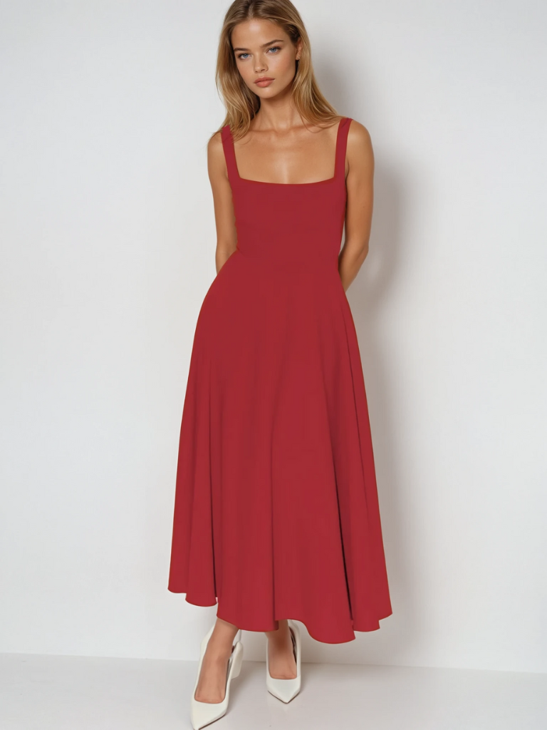 CLÉMENCE™ | Elegant Midi-Kjole