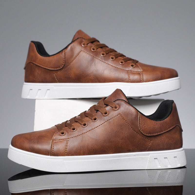 ENZOLO™ | Klassiske veganske lædersneakers