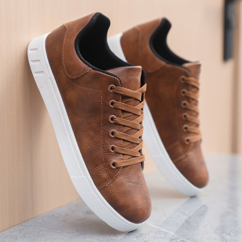 ENZOLO™ | Klassiske veganske lædersneakers