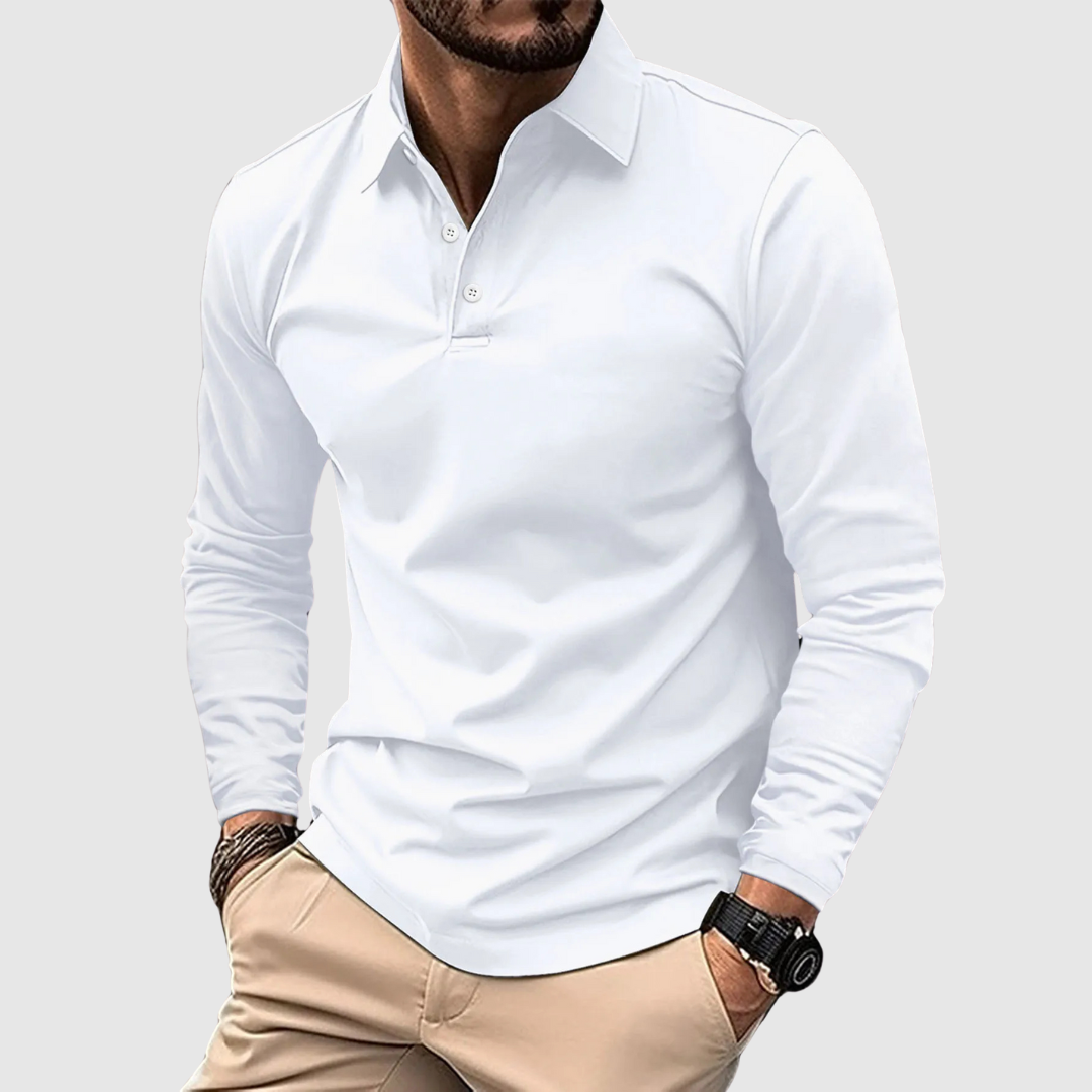 ENZO™ | Klassisk Polo i Stretch-Bomuld