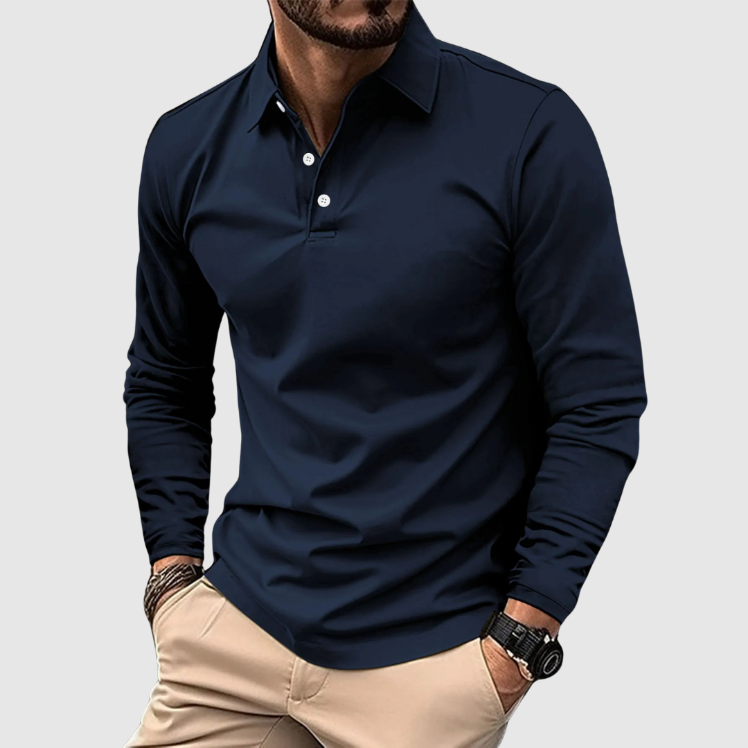 ENZO™ | Klassisk Polo i Stretch-Bomuld