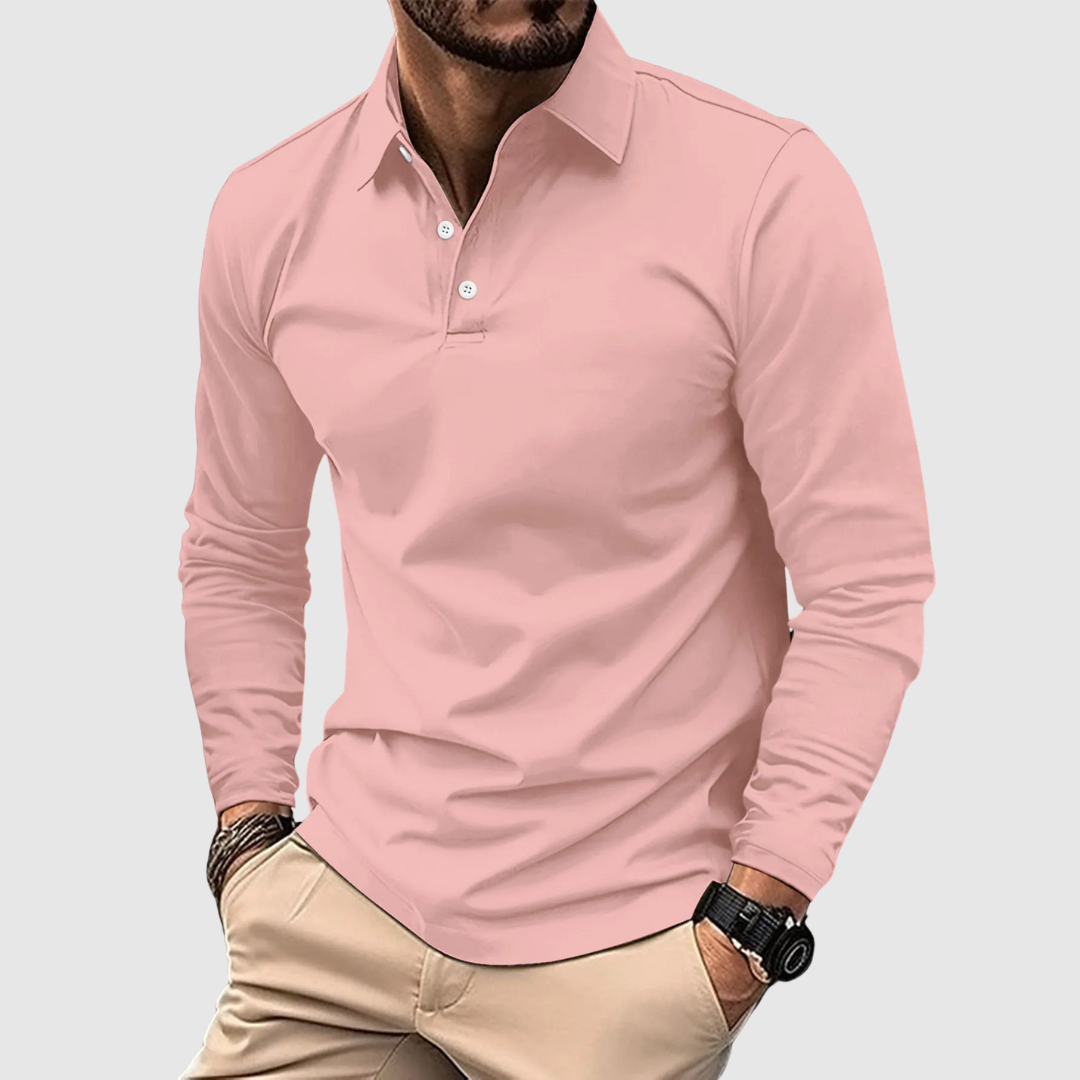 ENZO™ | Klassisk Polo i Stretch-Bomuld
