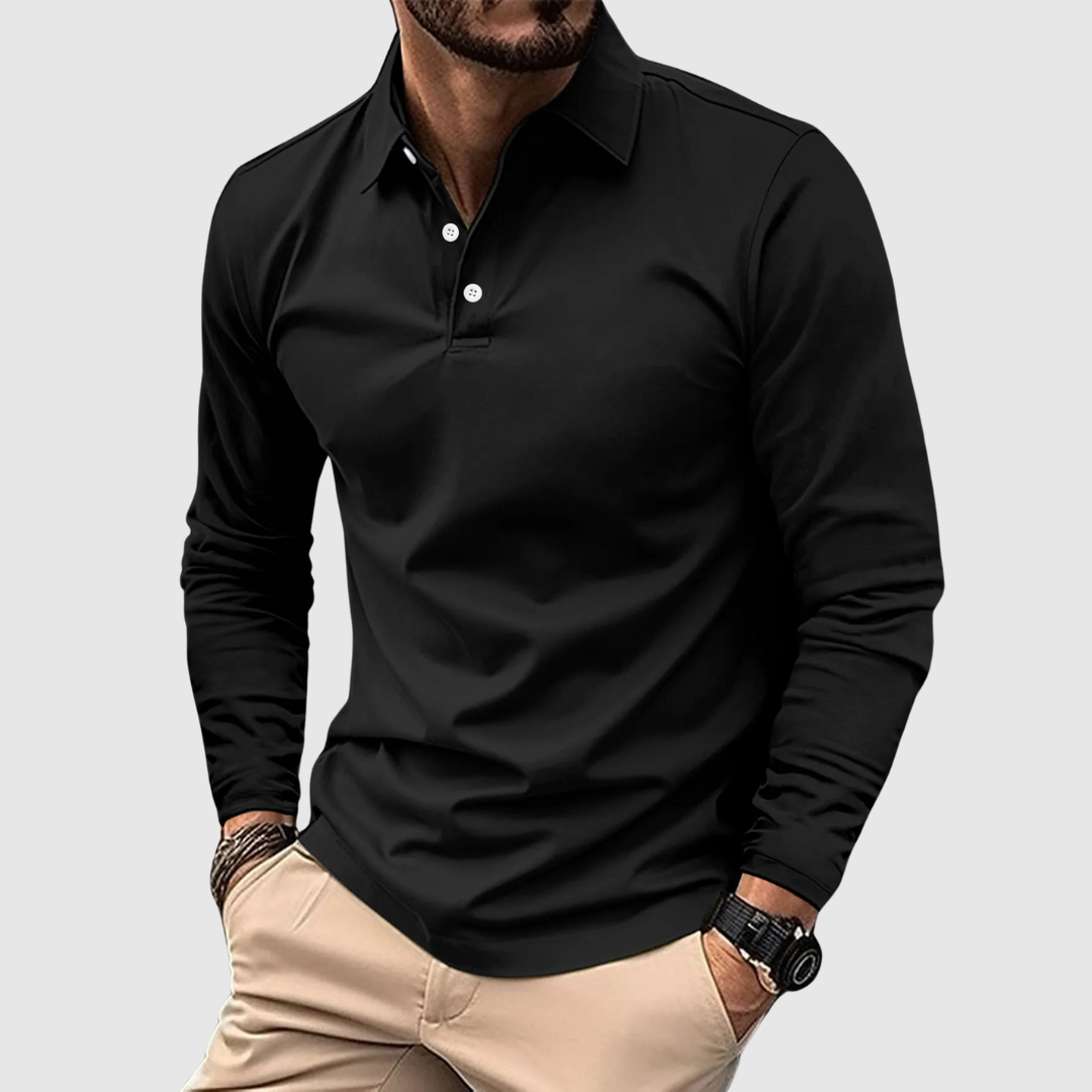 ENZO™ | Klassisk Polo i Stretch-Bomuld