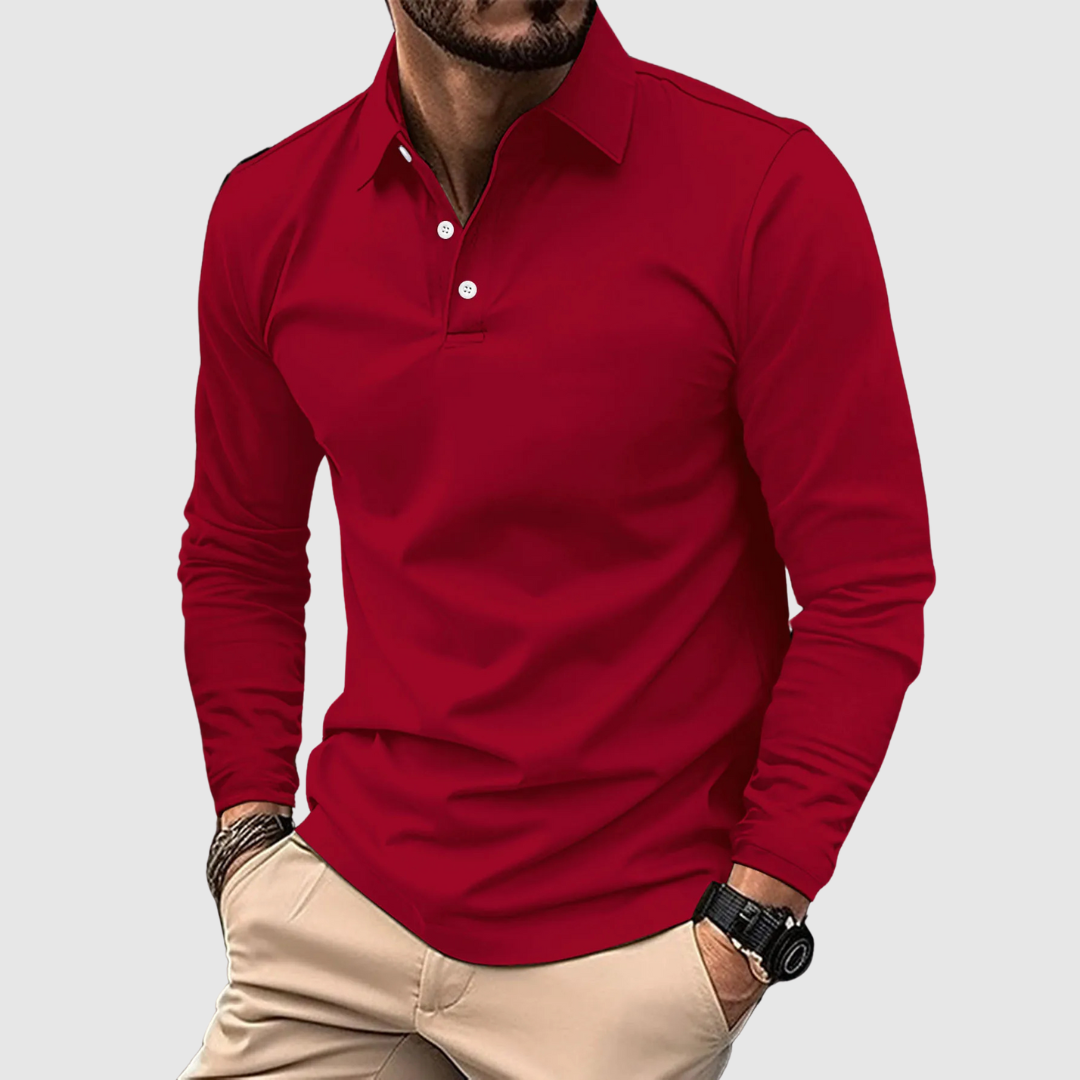 ENZO™ | Klassisk Polo i Stretch-Bomuld