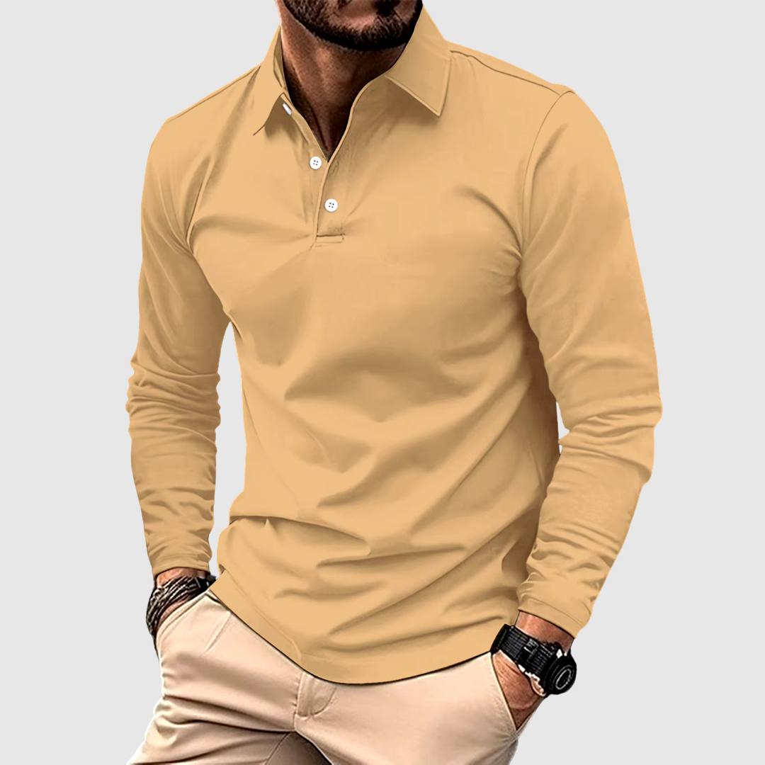 ENZO™ | Klassisk Polo i Stretch-Bomuld