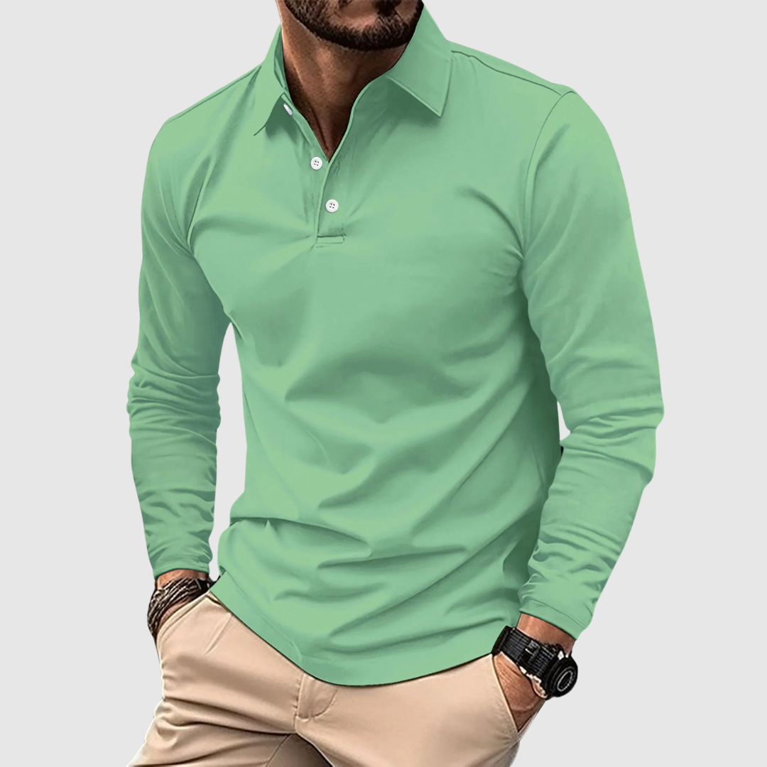 ENZO™ | Klassisk Polo i Stretch-Bomuld