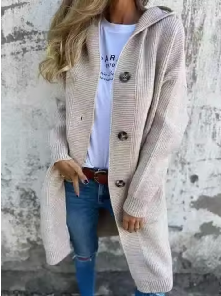 LIVIANE™ | Lang Cardigan i Tidløst Design