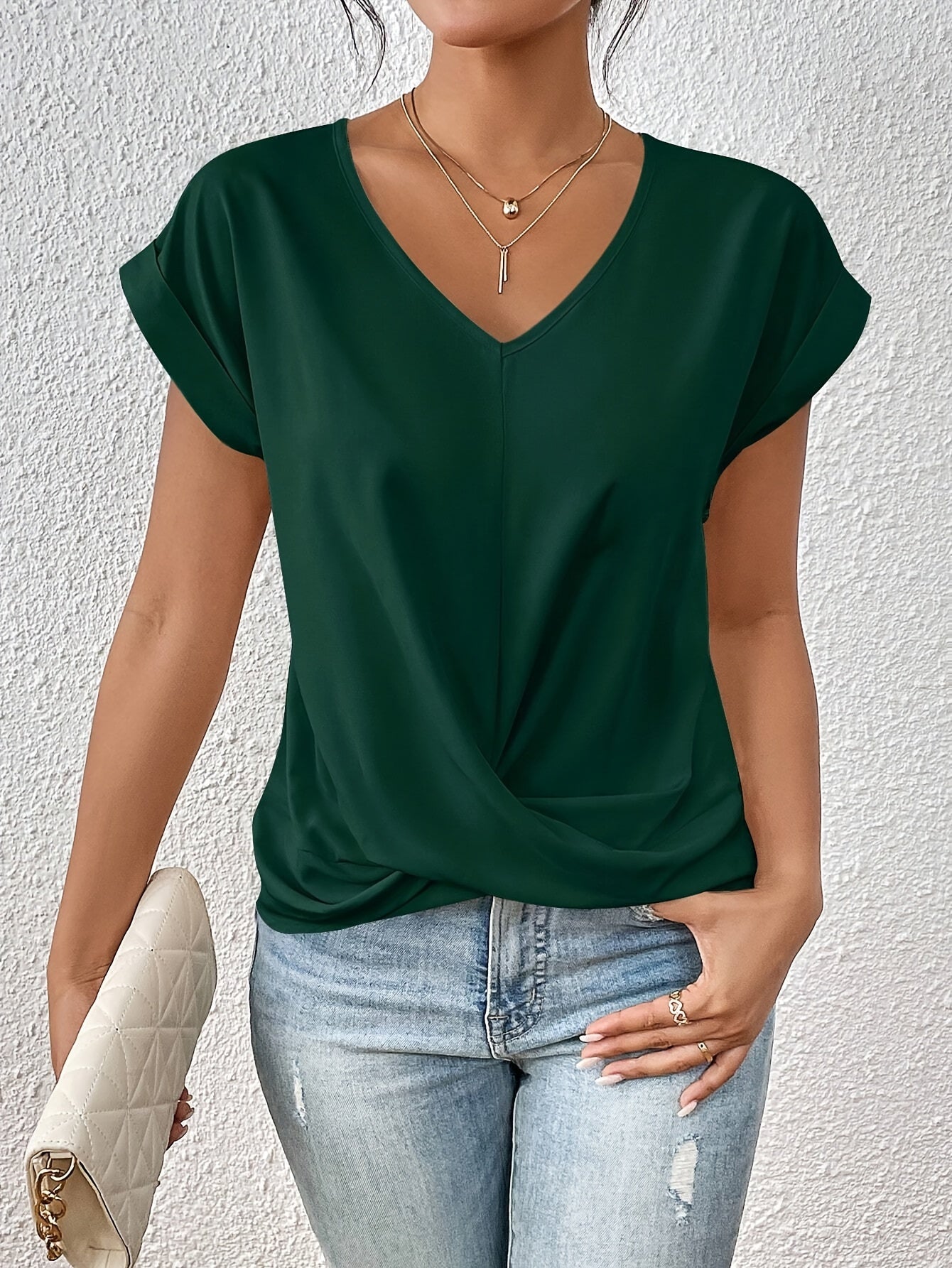 Alva™ | Casual T-shirt med sweetheart-udskæring