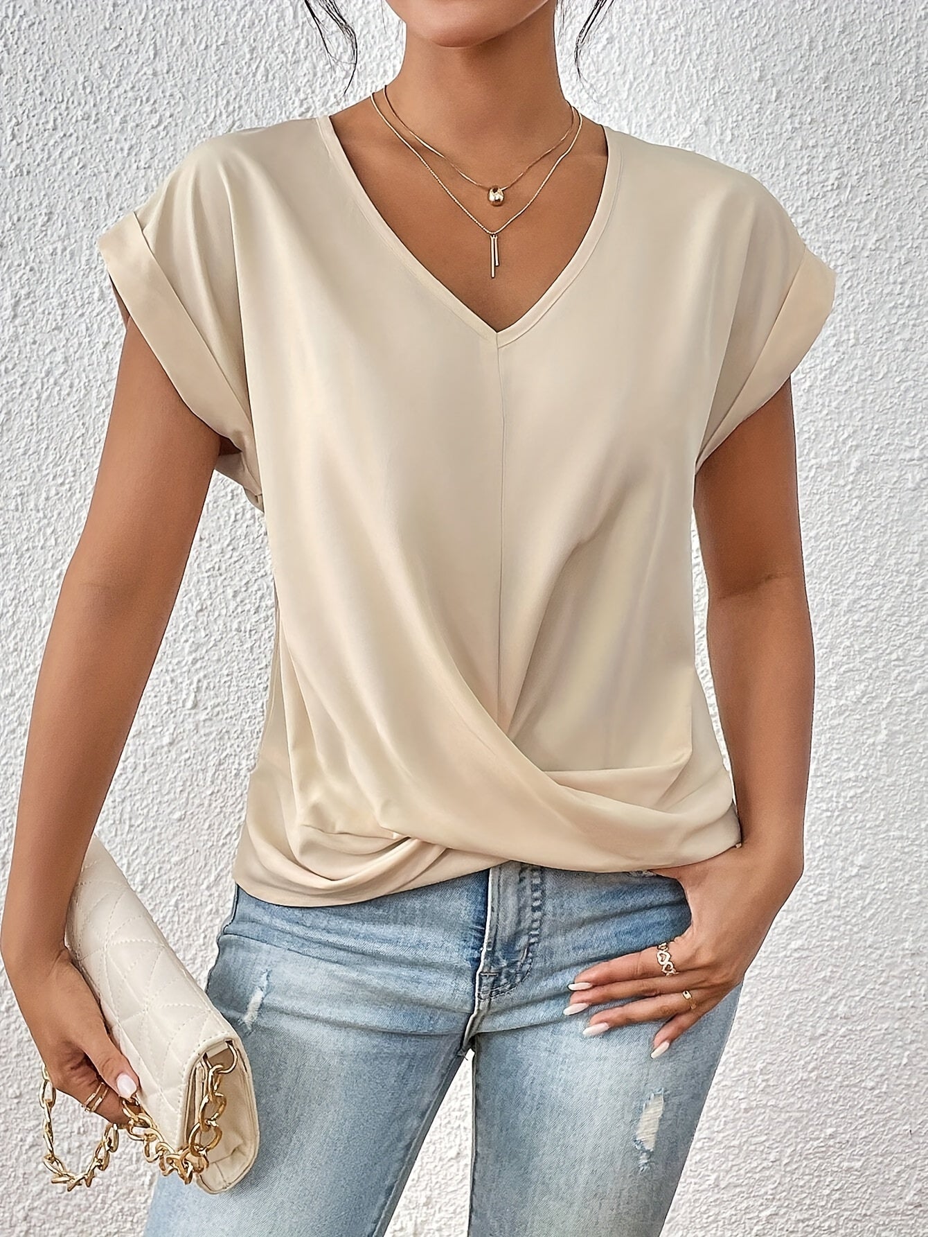Alva™ | Casual T-shirt med sweetheart-udskæring
