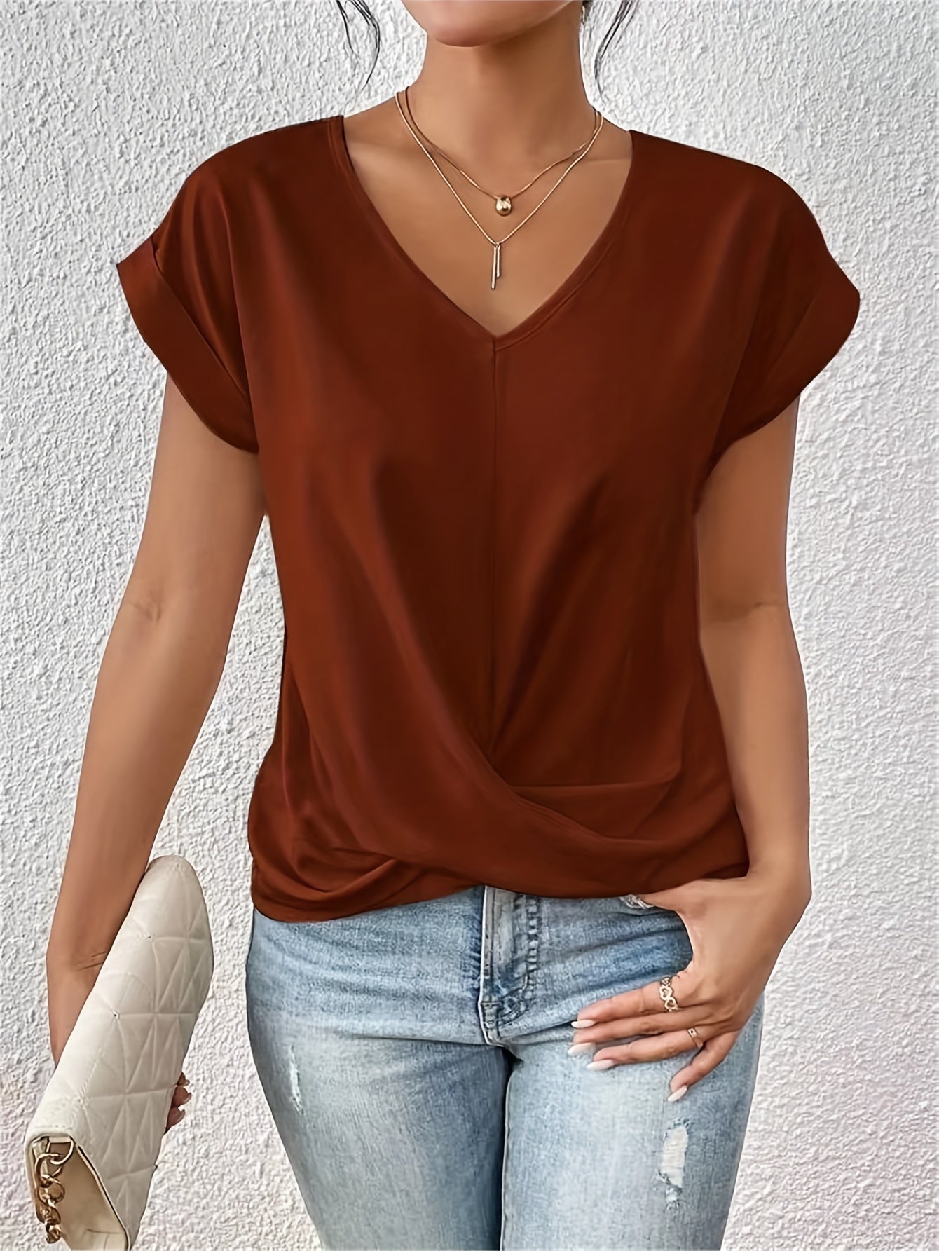 Alva™ | Casual T-shirt med sweetheart-udskæring