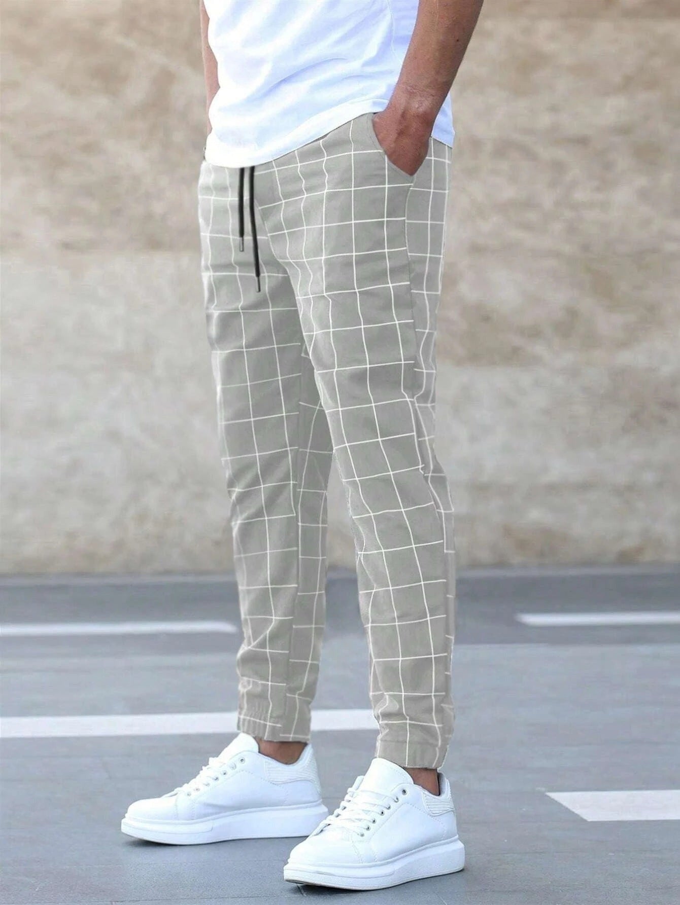 NAVARO™ – Rudemønstrede Joggers